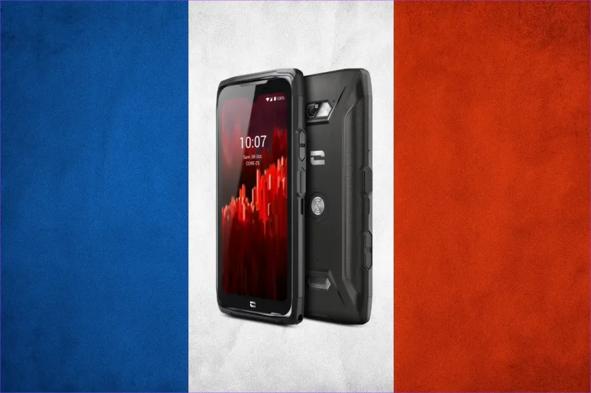 Crosscall CORE-X5 avec un drapeau français