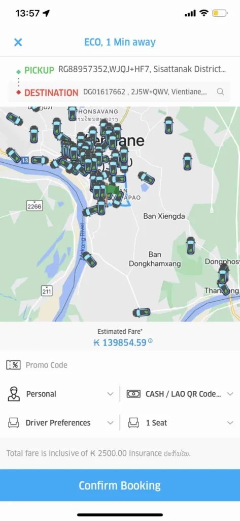 Application Loca au Laos