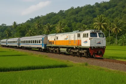 voyager en train à Java