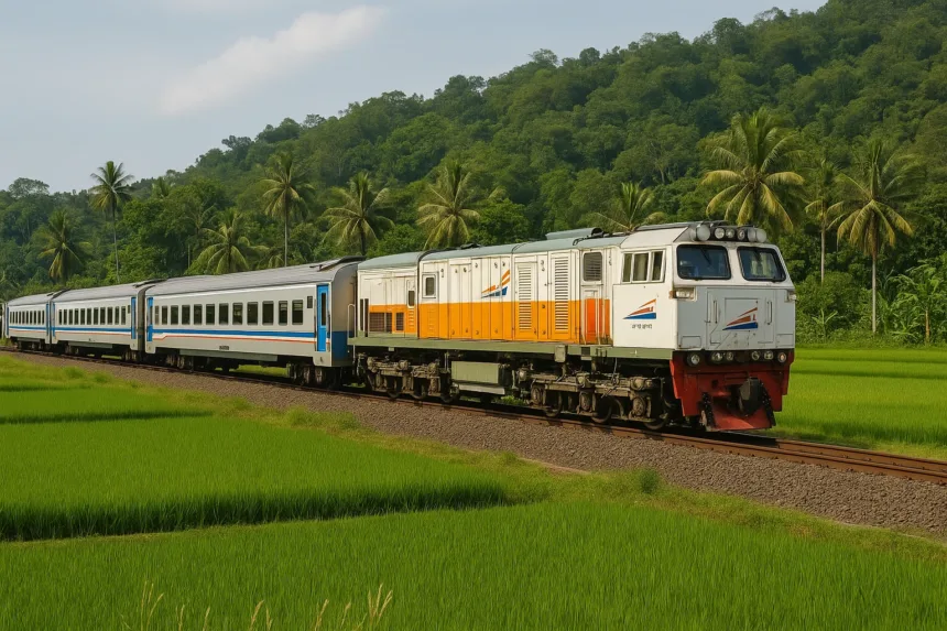 voyager en train à Java