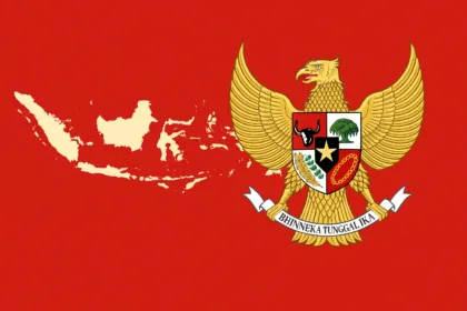 Garuda Pancasila sur document officiel