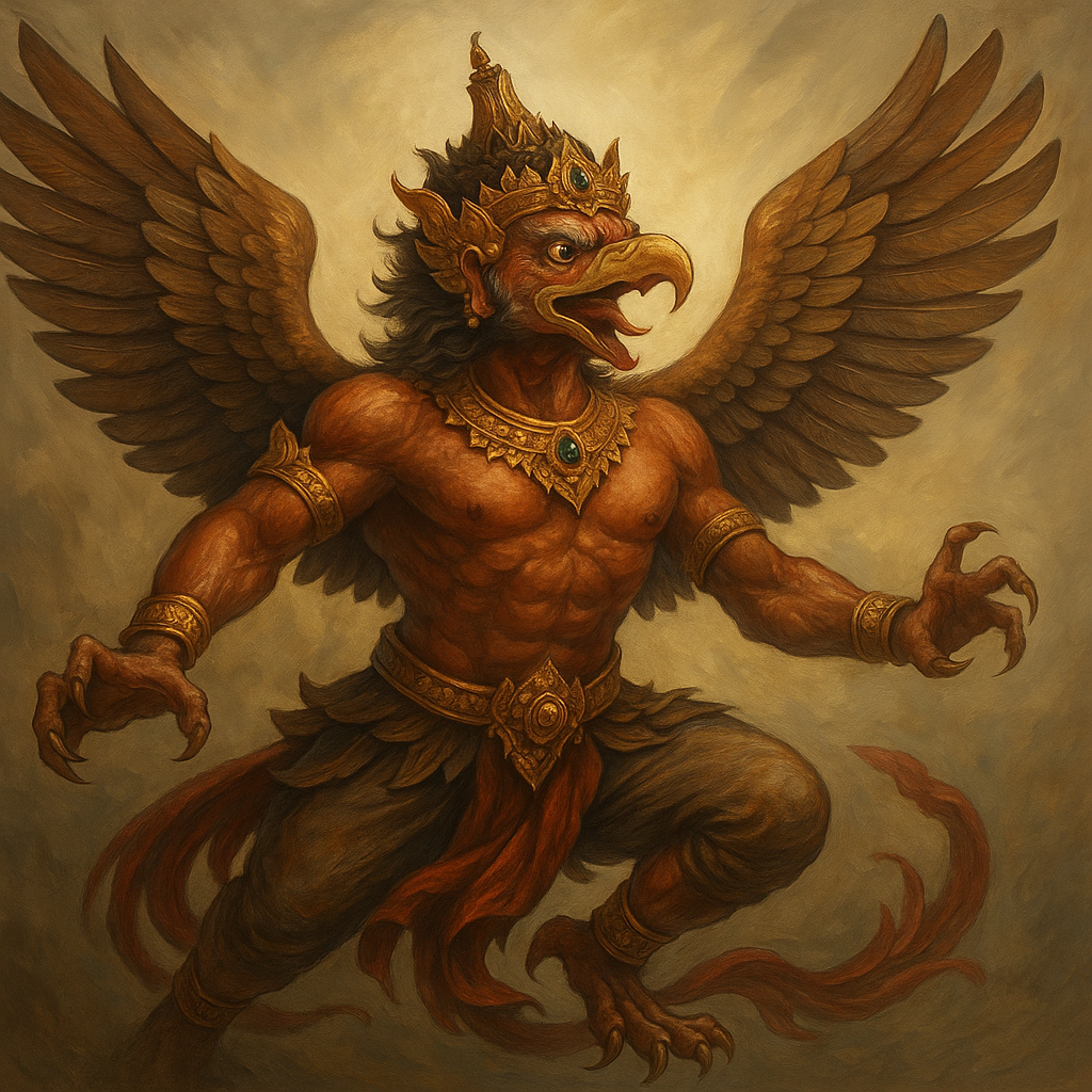 Garuda, une créature mythologique 