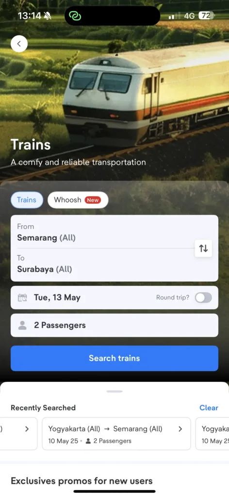 🚆 Voyager en train à Java : guide pratique Tikel.com 9 application Tikel.com réservation train à Java en Indonésie