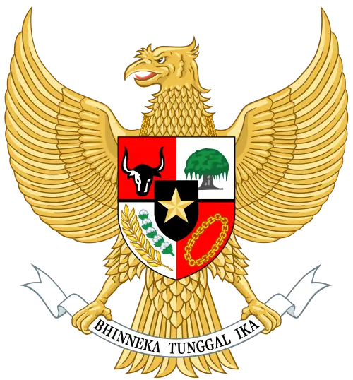 Garuda Pancasila sur document officiel