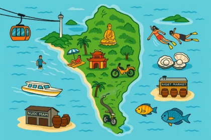 carte phu quoc - activités