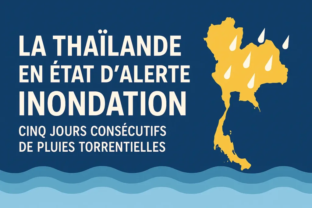 La Thaïlande en état d'alerte inondation : cinq jours consécutifs de pluies torrentielles 8 Etat d'alerte pluie torrentielles en Thailande