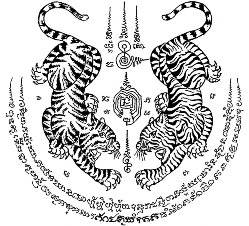 Tatouage Suea Koo Thailandais