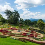 Un jardin paysager en Thaïlande, sur le domaine de Doi Tung à Chiang Rai. Image d'illustration, l'exposition d'Udon Thani n'a pas encore ouvert