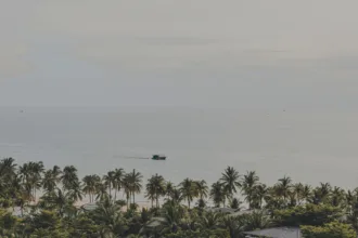 Une plage de l'île de Phu Quoc, au Vietnam, image d'illustration